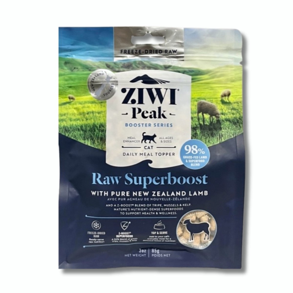 Ziwi Peak Cat FD Superboost (85g) - Venison, Lamb, Beef - Pet Supply